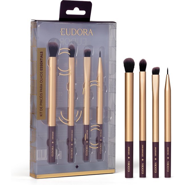 Kit de Pincéis para Olhos Essentials