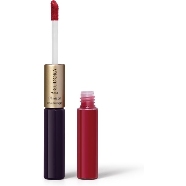 Batom Líquido Vermelho Magnífico Duo Clinical Micropigmentação 3,5g