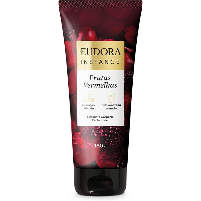 Eudora Instance Frutas Vermelhas - Esfoliante Corporal Perfumado 180g