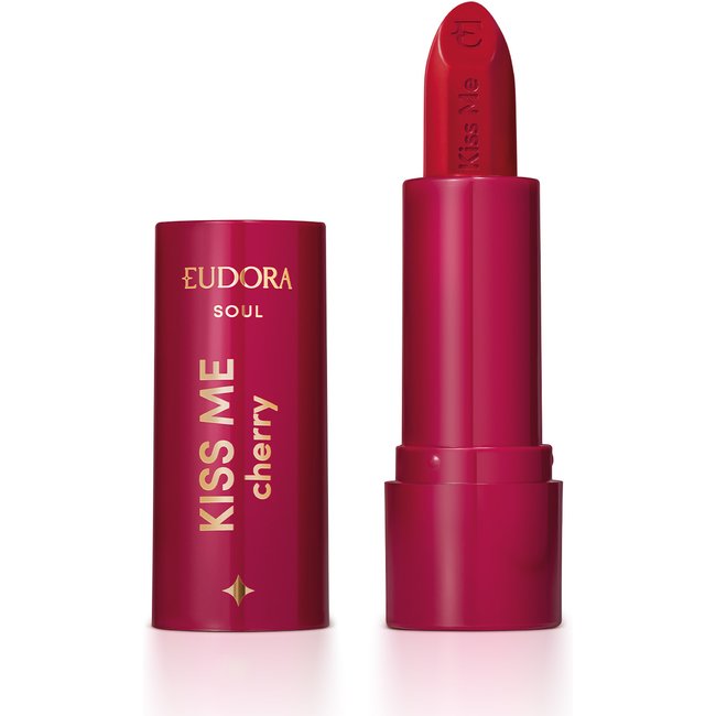 Batom Matte Vermelho Viciante Kiss Me Cherry 3,7g