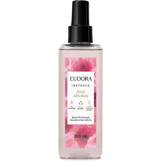 Spray Perfumado Desodorante Colônia Instance Rosa Absoluta 200ml