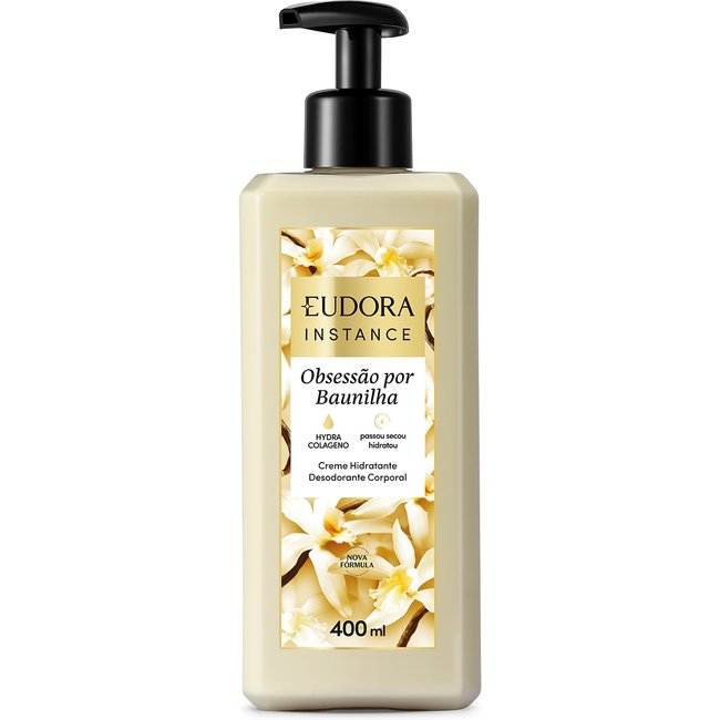 Creme Hidratante Desodorante Corporal Instance Baunilha 400ml