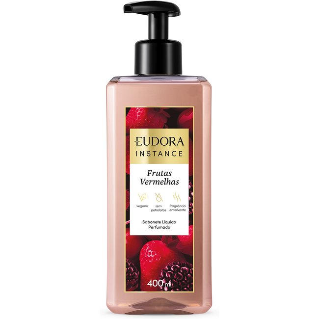 Eudora Instance Frutas Vermelhas - SaboneteLíquido Perfumado 400ml