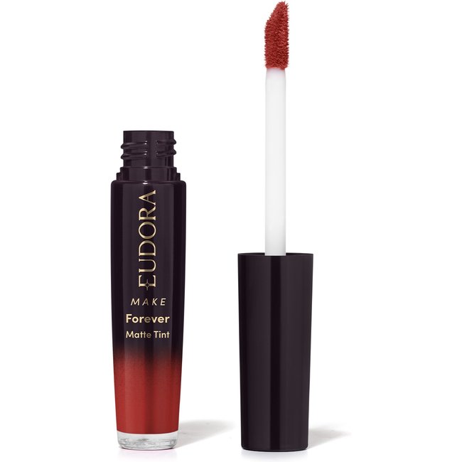 Batom Líquido Vermelho Radiante Eudora Make Forever Matte Tint 4ml