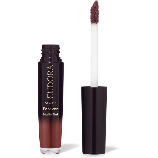 Batom Líquido Bordô Intenso Eudora Make Forever Matte Tint 4ml