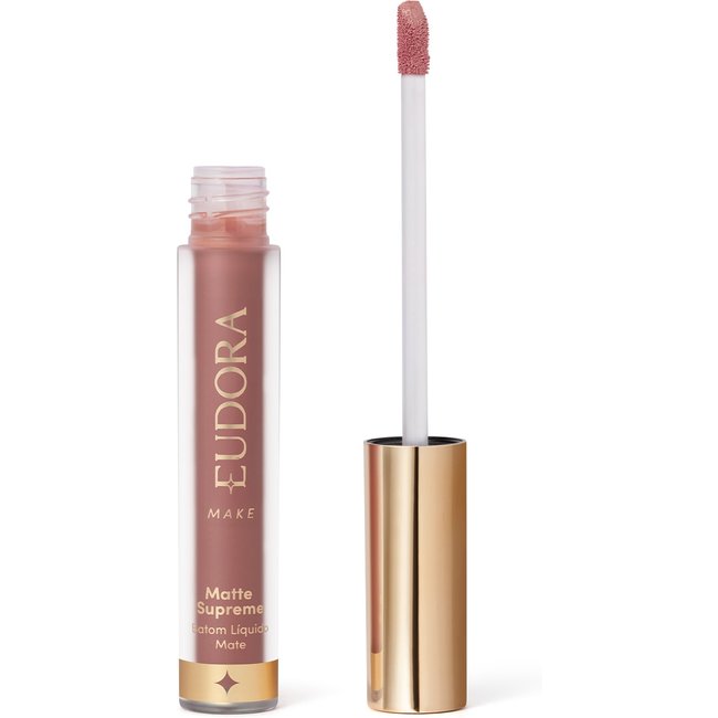 Batom Líquido Matte Supreme Eudora Nude Desejo 4ml