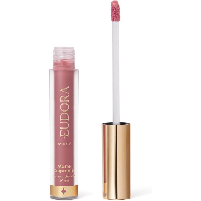 Batom Líquido Matte Supreme Eudora Nude Segredo 4ml