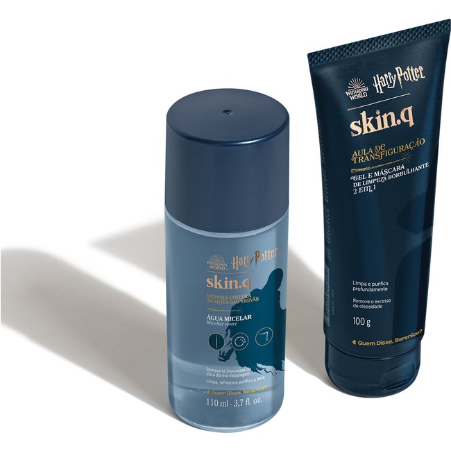 Combo Harry Potter: Água Micelar Facial 150ml + Gel de Limpeza Facial 2 em 1 100g