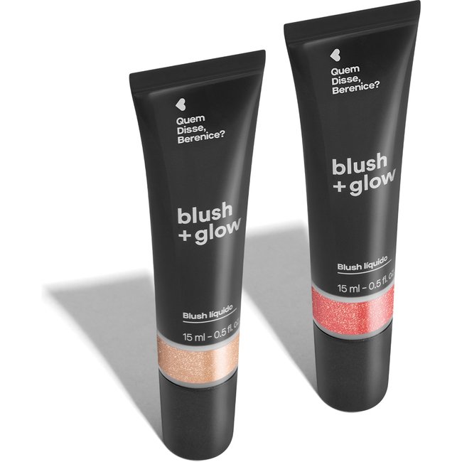 Combo Blush Líquido Blush +Glow: Rosa Rosalix 15ml + Prata Perolali 15ml