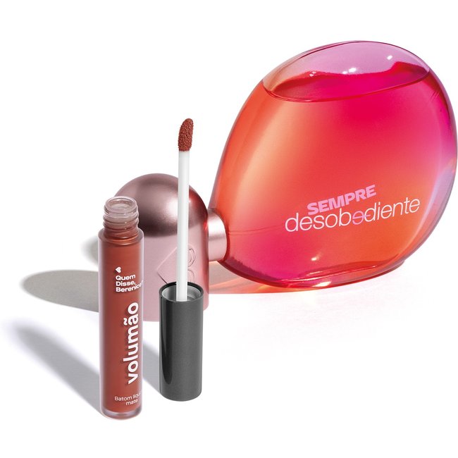 Combo Sempre Desobediente Eau De Parfum 100ml + Batom Líquido Marrom Tamarali 4ml