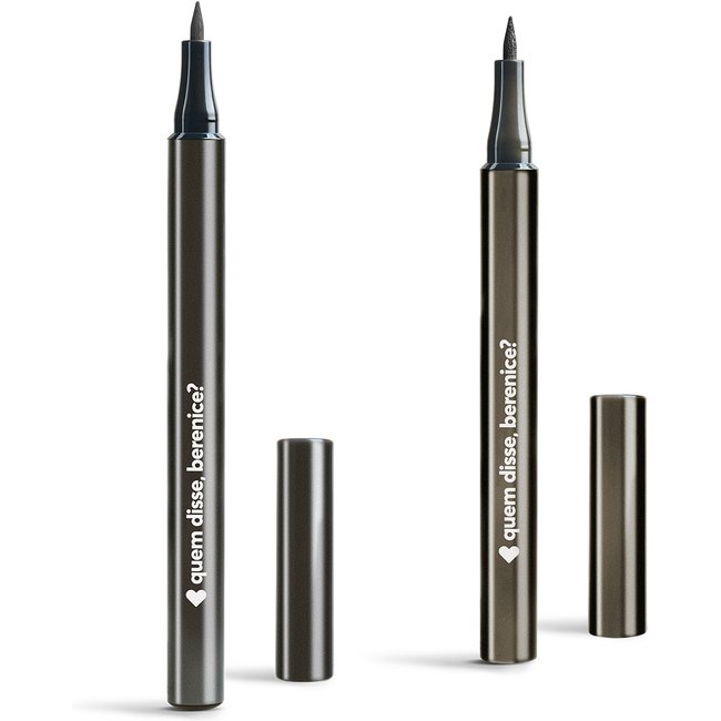 Combo Canetas de Maquiagem Quem Disse, Berenice?: Delineador Para Olhos Fininha 1ml + Para Sobrancelhas Escurete 3,5g