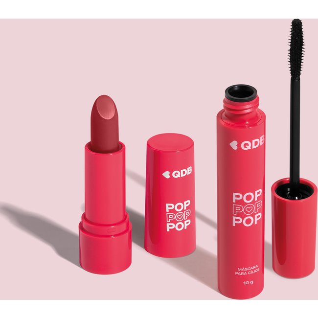 Combo POP Quem Disse, Berenice?: Batom Cremoso Rosa Malva 3,6g + Máscara de Cílios 10g