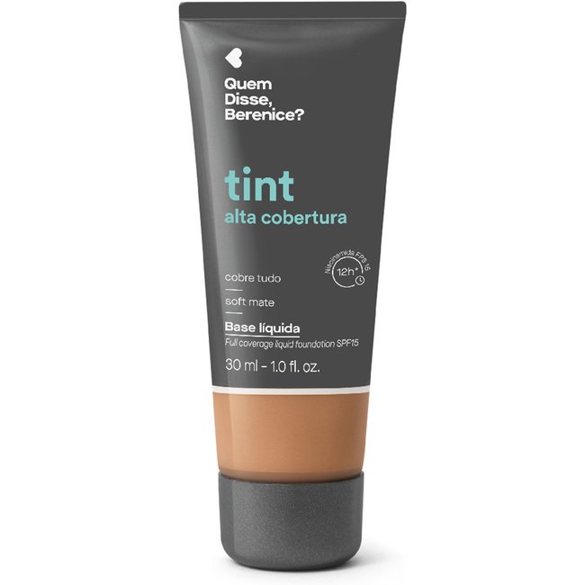 Base Líquida Tint Alta Cobertura Cor 240F Quem Disse, Berenice? 30ml
