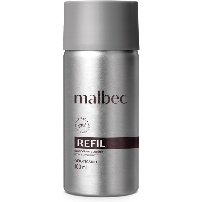 Refil Malbec Desodorante Colônia 100ml