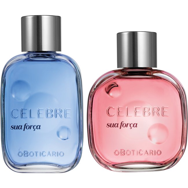 Combo Fragrâncias Celebre Sua Força: Masculina 100ml + Feminina 100ml