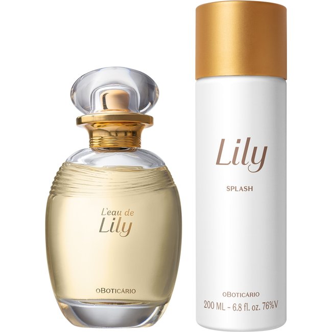 Combo Lily: Desodorante Colônia 75ml + Body Splash Desodorante Colônia 200ml