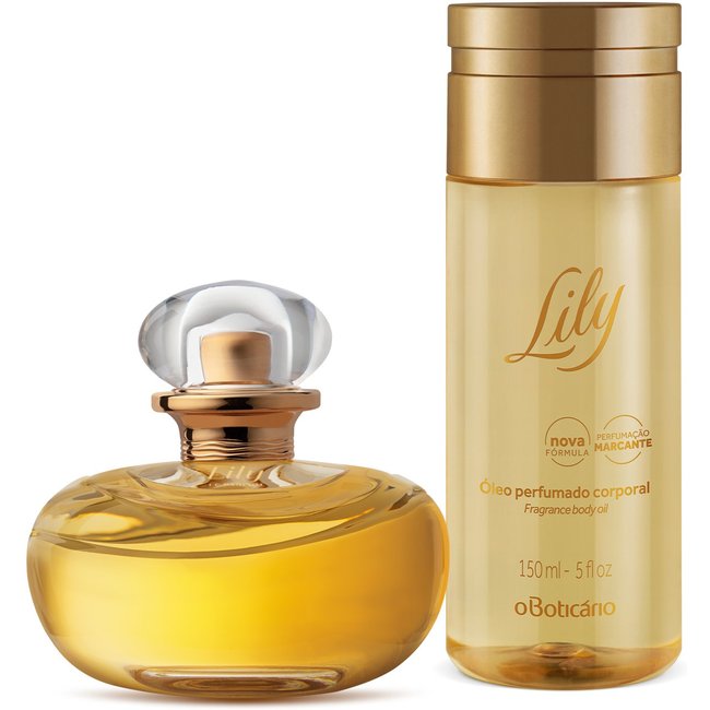 Combo Lily Le Parfum: Perfume 30ml + Óleo Perfumado Corporal 150ml