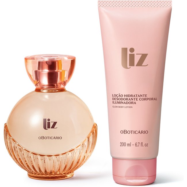 Combo Liz: Desodorante Colônia 100ml + Loção Iluminadora Corporal 200ml