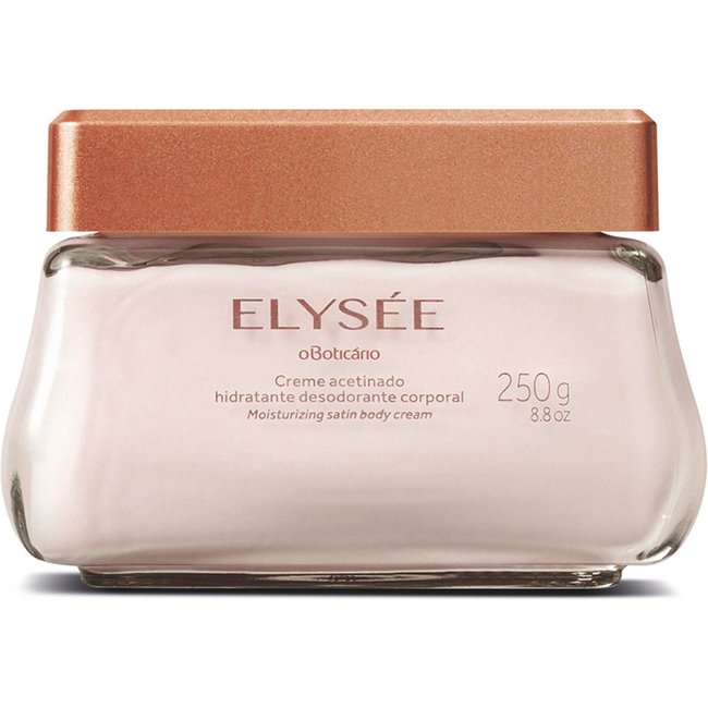 Creme Acetinado Hidratante Desodorante Elysée, 250ml