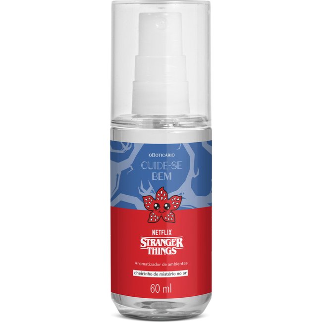Aromatizador de Ambiente Cheirinho de Mistério no Ar Cuide-se Bem Stranger Things 60ml