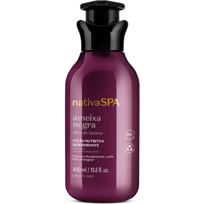 Loção Hidratante Desodorante Corporal Nativa Spa Ameixa Negra 400ml
