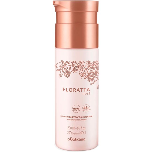 Creme Hidratante Desodorante Corporal Floratta Rose 200ml