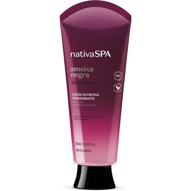 Loção Nutritiva Desodorante Corporal Nativa SPA Ameixa Negra 200ml