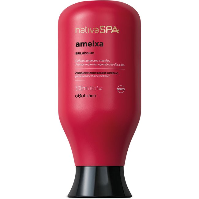 Condicionador Para Cabelos Luminosos Nativa SPA Ameixa 300ml