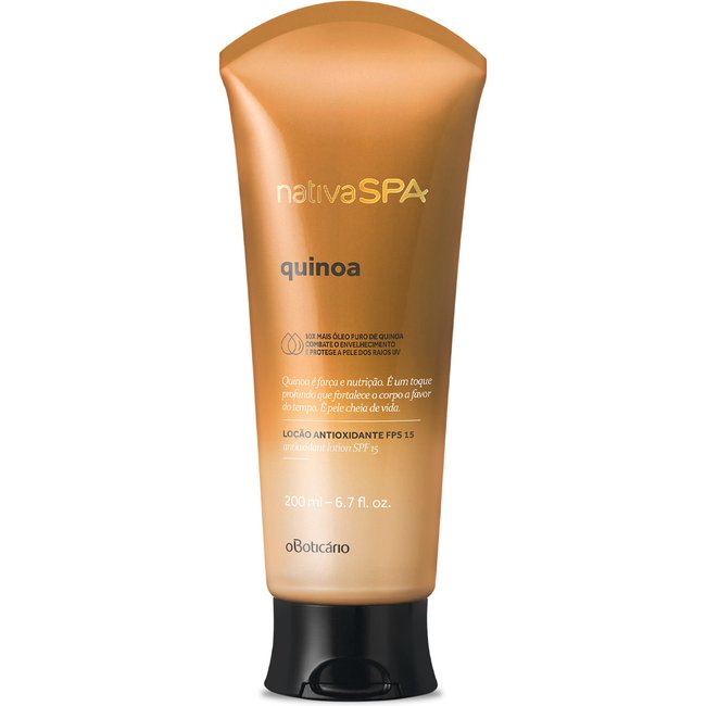 Loção Hidratante Corporal FPS 15 Nativa SPA Quinoa 200ml