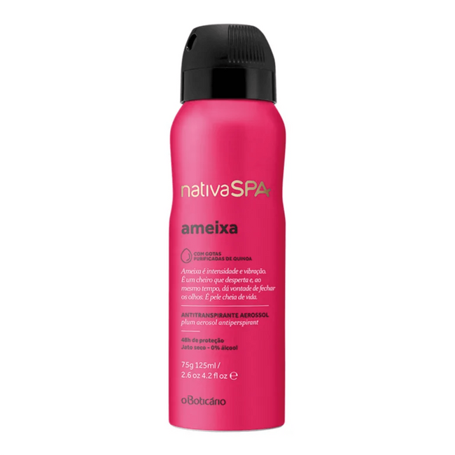 Desodorante Aerosol Antitranspirante Nativa SPA Ameixa 75g/125ml
