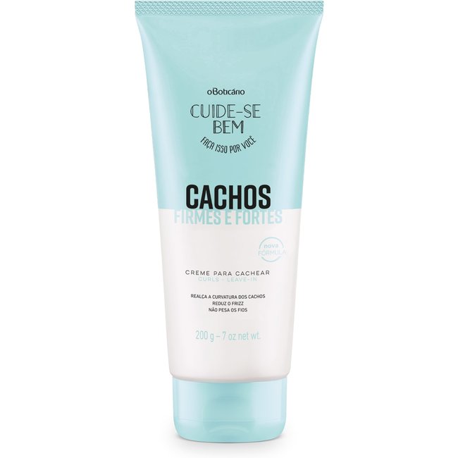 Creme para Pentear Cuide-se Bem Cachos Firmes e Fortes 200g