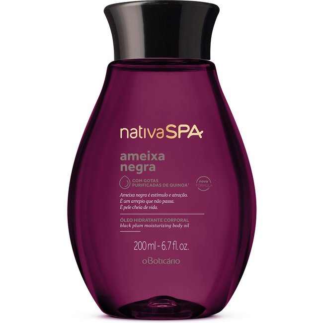 Óleo Hidratante Corporal Nativa SPA Ameixa Negra 200ml