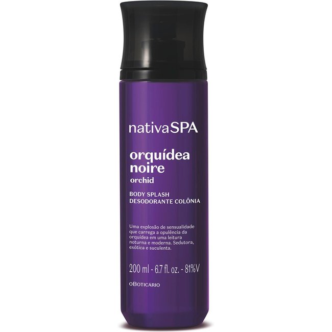 Body Splash Nativa Spa Orquídea Noire 200ml
