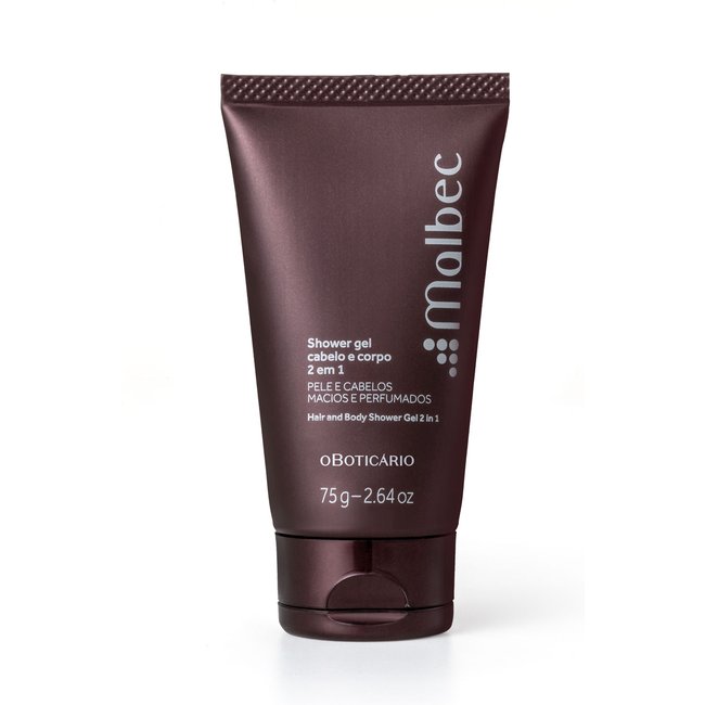 Shower Gel Cabelo e Corpo Malbec 75g