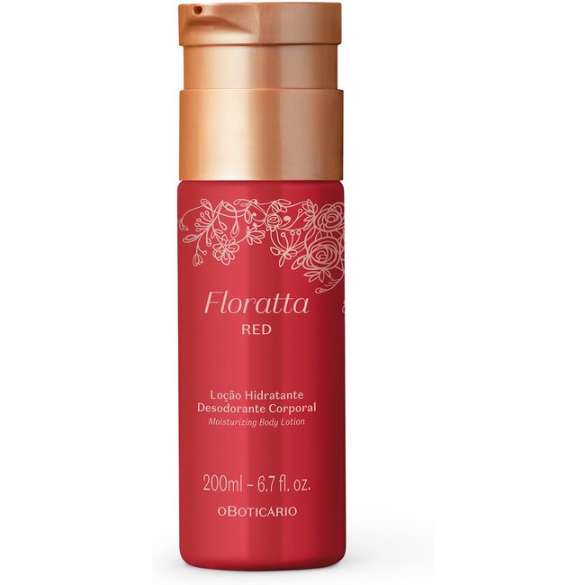Creme Desodorante Hidratante Corporal Floratta Red 200ml