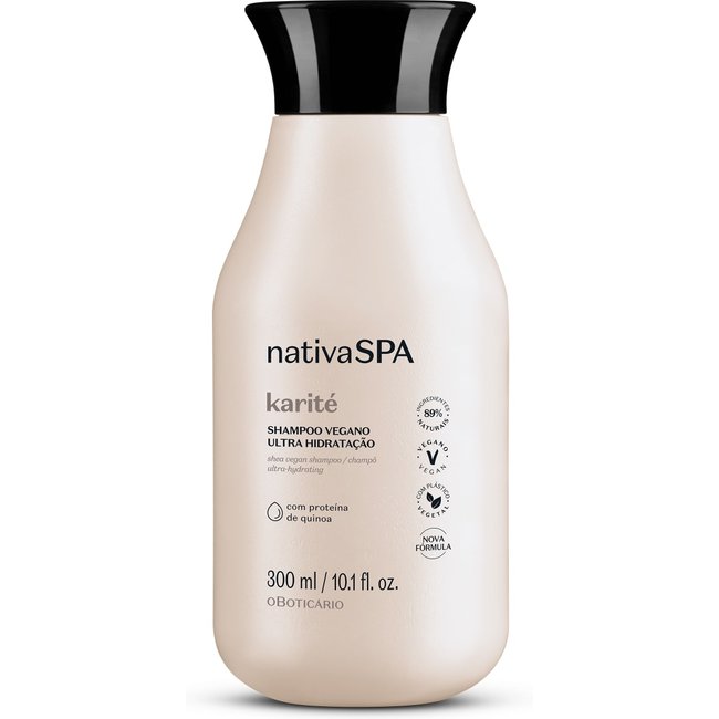 Shampoo Vegano Ultra Hidratação Nativa Spa Karité 300ml