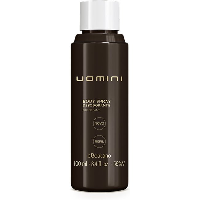 Refil Desodorante Body Spray Uomini 100ml