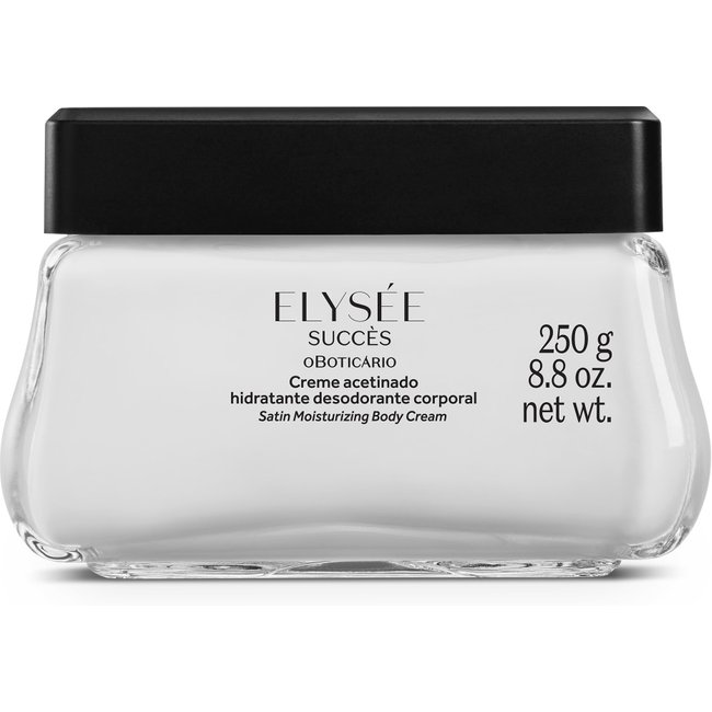 Creme Acetinado Hidratante Desodorante Corporal Elysée Succès 250g