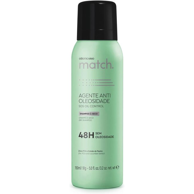 Shampoo à Seco Match Agente Antioleosidade 150ml