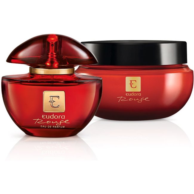Combo Eudora Rouge: Eau de Parfum 75ml + Creme Hidratante Desodorante Corporal 250g