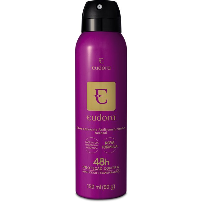 Desodorante Antitranspirante Aerosol Eudora 150ml/90g