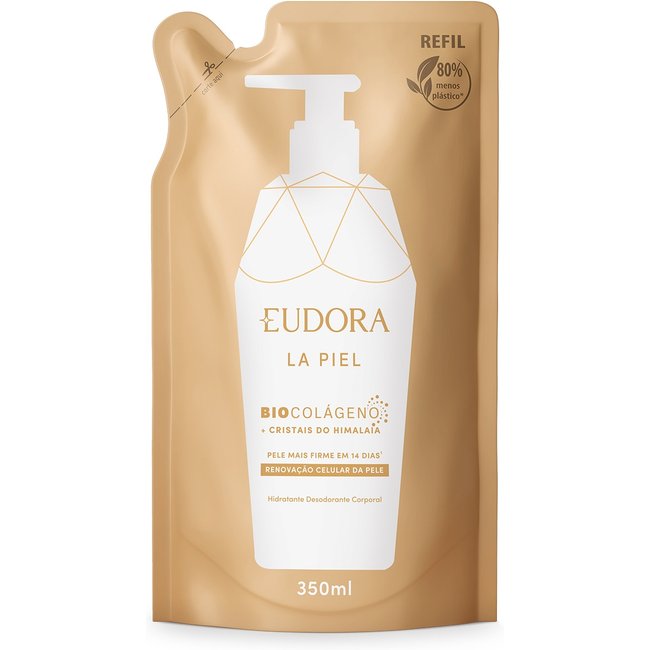 Refil Hidratante Desodorante Corporal La Piel Cristais do Himalaia 350ml
