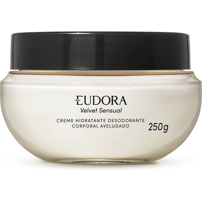 Creme Hidratante Desodorante Corporal Aveludado Eudora Velvet Sensual 250g
