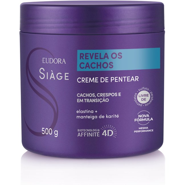 Creme Para Pentear Siàge Revela Os Cachos 500g
