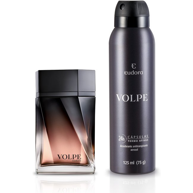 Kit Volpe Colônia Desodorante 100ml + Desodorante Antitranspirante 125ml/75g