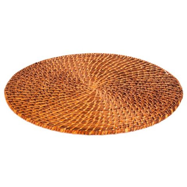 Jogo Americano 1 Unidade Redondo em Rattan 35cm Kenya