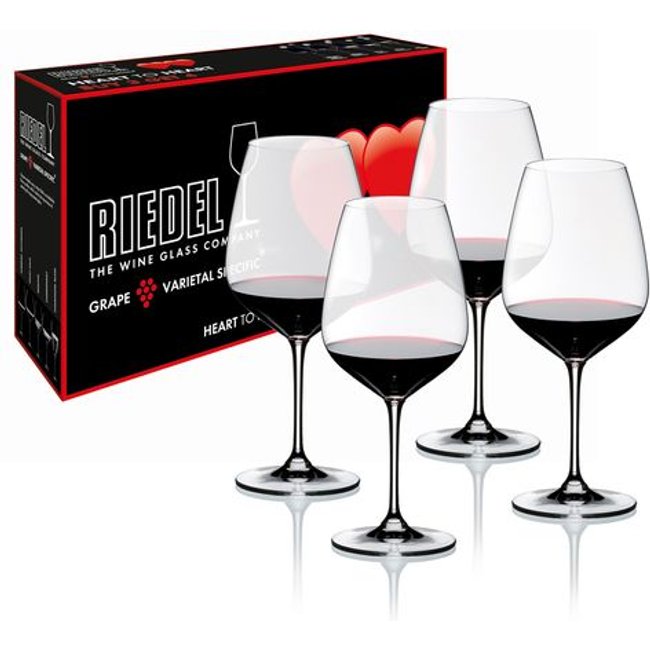 4 Taças Cabernet Sauvignon Heart to Heart 800ml Riedel