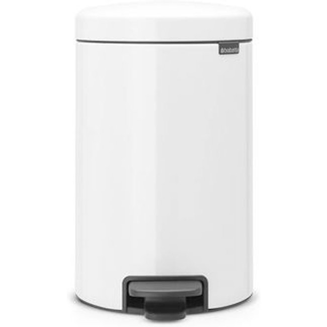 Lixeira em Aço 12 Litros New Icon Brabantia Branca