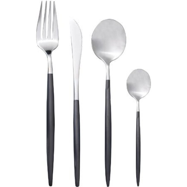 Faqueiro com 16 Peças Berlim em Inox Spicy