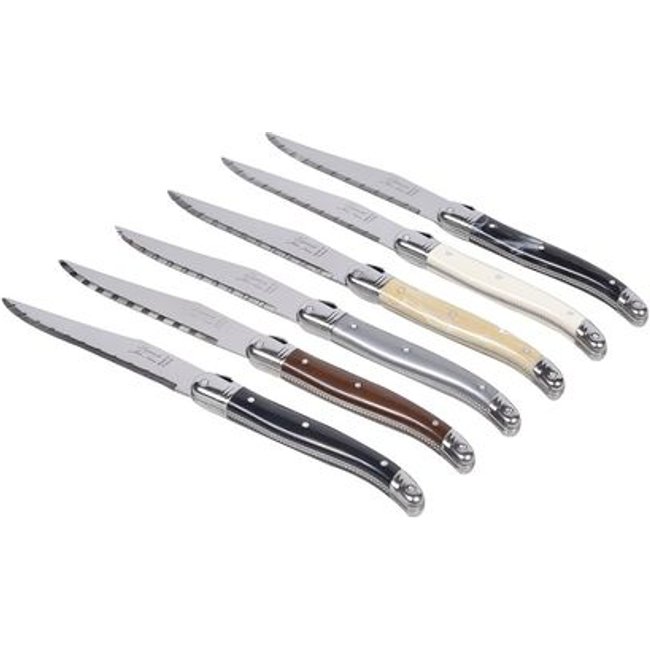 Conjunto de 6 Facas em Aço Inox Jean Neron